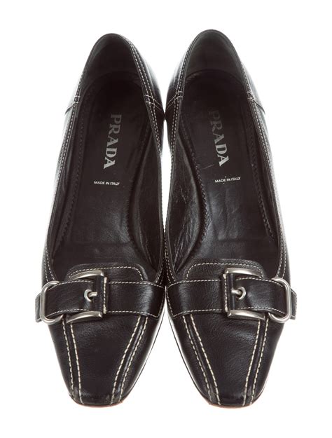 prada square toe flat shoes|prada flat shoes sale.